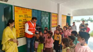 Awareness Message :  रमवा में चिकनपॉक्स रोकथाम हेतु विशेष अभियान, बच्चों को औषधि वितरण और जागरूकता संदेश दिया गया