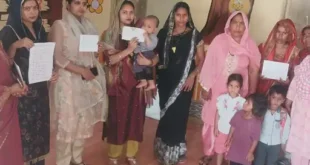 Organization of the Program : आंगनबाड़ी केंद्रों में पोषण पखवाड़ा: गोदभराई व नारी शक्ति वंदन कार्यक्रम का आयोजन