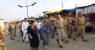The District Magistrate of Brijghat : ज्येष्ठ गंगा दशहरा स्नान पर्व की तैयारियों को लेकर बृजघाट का जिलाधिकारी व एसपी ने किया निरीक्षण