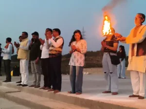 Expressed deep concern over mining : केन आरती में उठी नदियों को बचाने की आवाज, खनन पर जताई गहरी चिंता