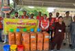 Provided cold water service : बुद्ध पूर्णिमा पर रेलवे स्टेशन में रेडक्रास सोसाइटी ने यात्रियों को शीतल जल सेवा दी