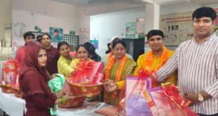 Grand Event at the CHC : बेटी बचाओ बेटी पढ़ाओ के तहत कन्या जन्मोत्सव, सिखेड़ा सीएचसी में भव्य आयोजन