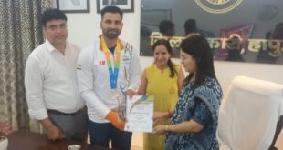Kabaddi at the Asian Games : बीच कबड्डी एशियन गेम्स में रजत पदक जीतकर भानु प्रताप तोमर ने बढ़ाया हापुड़ का मान