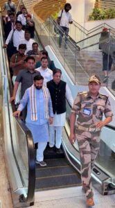 Nayab Singh Saini : असम मुख्यमंत्री हेमंत विश्वा शर्मा के शपथ समारोह में पहुंचे हरियाणा मुख्यमंत्री नायब सिंह सैनी