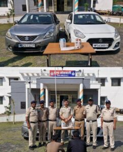 Two Accused Arrested : दमोह में बड़ी पुलिस कार्रवाई, कार से हथगोला और चाकू बरामद, दो आरोपी गिरफ्तार