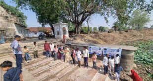 Sanitation program : जल संरक्षण जागरूकता अभियान के तहत निवाई माफी तालाब में चला श्रमदान और स्वच्छता कार्यक्रम
