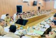 Review meeting completed : जौनपुर पुलिस लाइन में अपराध एवं कानून व्यवस्था समीक्षा बैठक सम्पन्न