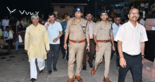 Security arrangements : गंगादशहरा मेले की सुरक्षा व्यवस्थाओं का अधिकारियों ने निरीक्षण कर श्रद्धालुओं से सहयोग की अपील की