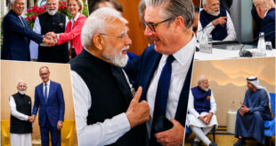 Gave a glimpse : प्रधानमंत्री मोदी ने एवियन में वर्ल्ड लीडर्स से मुलाकात की दिखाई झलक