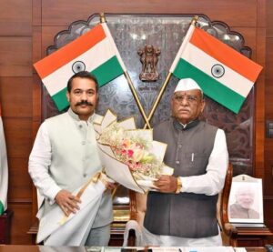 Acting president : राज्यपाल से राजस्थान लोक सेवा आयोग के कार्यवाहक अध्यक्ष की शिष्टाचार भेंट