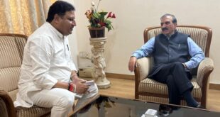 Demand for a solution : सांसद कुलदीप इंदौरा ने मुख्यमंत्री सुखू से की मुलाकात, 6A पोंगबांध प्रभावित किसानों की समस्या समाधान की मांग