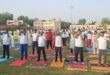 International Yoga Day : राजस्थान विद्यापीठ में 12वां अंतर्राष्ट्रीय योग दिवस आयोजित, प्रो. सारंगदेवोत बोले- योग पंच तत्वों को संतुलित करने की क्रिया है