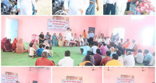 Campaign completed : नगर पंचायत आमदी में प्रबुद्ध जन सम्मान एवं जनसंपर्क अभियान सम्पन्न