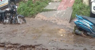 Debris and stones : उत्तराखंड: चमोली में अतिवृष्टि बनी आफत, सड़कों और दुकानों में भरा मलबा और पत्थर
