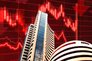 Closed in the red : भारतीय शेयर बाजार लाल निशान में बंद, सेंसेक्स 249 अंक फिसला
