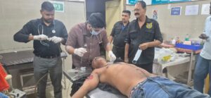 Timely Treatment : बांदकपुर में सड़क हादसे के बाद युवाओं की तत्परता से घायल को मिला समय पर उपचार