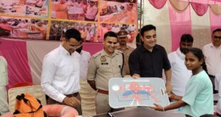 Mock exercise : बलरामपुर आपदा प्रबंधन प्राधिकरण द्वारा बाढ़ से बचाव एवं राहत कार्य को लेकर आयोजित की गई मेगा मॉक एक्सरसाइज