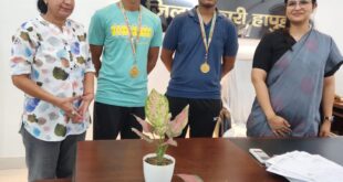 Players from Pilkhuwa : यूपी स्टेट शूटिंग चैंपियनशिप में पिलखुवा के खिलाड़ियों ने जीते गोल्ड, बढ़ाया मान