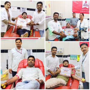 Enthusiastic blood donation : विश्व रक्तदाता दिवस पर जौनपुर जिला अस्पताल में युवाओं ने किया उत्साहपूर्ण रक्तदान