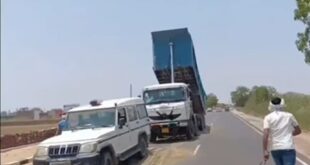 Driver absconding : जोधपुर में अवैध बजरी परिवहन रोकने गई पुलिस टीम से बचने को डंपर चालक फरार हुआ