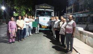 Seva Samiti Bayana : अपना घर सेवा समिति बयाना ने 201 कट्टे गेहूं अपना घर आश्रम भरतपुर के लिए किए रवाना