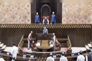 National pride : हंगामे के बीच राज्यसभा में पेश हुआ राष्ट्र गौरव अपमान निवारण (संशोधन) विधेयक