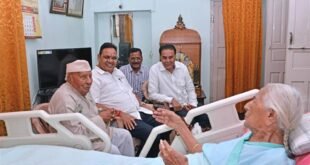 Inquired about well-being : मुख्यमंत्री भजनलाल शर्मा ने राजस्थान विधानसभा की पूर्व अध्यक्ष सुमित्रा सिंह के आवास पर पहुंचकर उनकी कुशलक्षेम जानी
