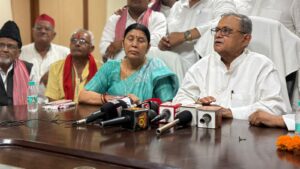 MP Sanatan Pandey : बांदा प्रेस वार्ता में सांसद सनातन पांडेय का भाजपा पर हमला, जनता से बदलाव का किया आह्वान