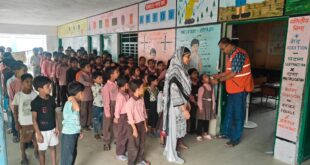 Messaging Campaign : बरसाती बीमारियों से बचाव हेतु विद्यालयों में होम्योपैथिक औषधि वितरण, बच्चों को स्वच्छता का दिया संदेश अभियान