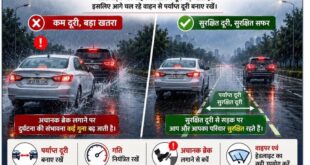 The most important measure: बारिश में सुरक्षित ड्राइविंग: सावधानी ही बचाव का सबसे बड़ा उपाय