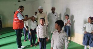 Campaign : दिव्यांग बच्चों को होम्योपैथिक औषधि और बिस्कुट वितरित, बरसाती बीमारियों से बचाव के लिए चलाया गया विशेष अभियान