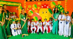 Spread happiness : प्रभा ज्ञान ज्योति पब्लिक स्कूल में मैंगो पार्टी का रंगारंग समापन, आम के मुकुट पहने बच्चों ने बिखेरी खुशियां