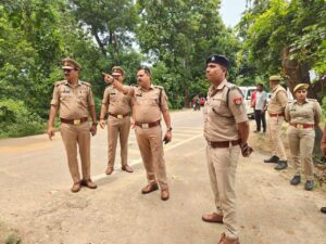 Inspection of the Kanwar route : कांवड़ यात्रा को लेकर पुलिस प्रशासन सतर्क, अपर पुलिस अधीक्षक ग्रामीण ने किया कांवड़ मार्ग का निरीक्षण