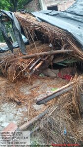Daughter's death : लखनऊ में तेज बारिश के दौरान फूस की झोपड़ी गिरी, मलबे में दबकर मजदूर की बेटी की मौत ?