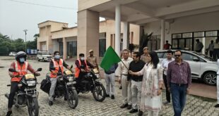 Green flag today : कांवड़ यात्रा में त्वरित स्वास्थ्य सेवाओं के लिए बाइक एंबुलेंस रवाना, डीएम कविता मीना ने दिखाई हरी झंडी आज ?