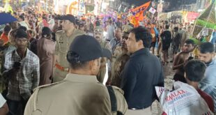 Security arrangements : एसएसपी संजय कुमार वर्मा ने शिव चौक से मीनाक्षी चौक तक पैदल निरीक्षण कर सुरक्षा व्यवस्था परखी ?