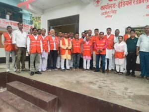 Flag Hoisting : स्वतंत्रता दिवस पर पहली बार रेडक्रास भवन में हुआ ध्वजारोहण, निक्षय मित्रों का सम्मान ?