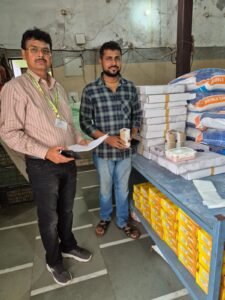 Battisa Seej : सोनपपड़ी निर्माण इकाई पर खाद्य विभाग की छापेमारी, 110.5 किलो बत्तीसा सीज ?