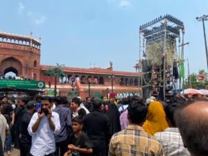 Chahallum procession : दिल्ली जामा मस्जिद से निकला चहल्लुम का जुलूस, इमाम हुसैन और कर्बला के शहीदों को किया गया याद