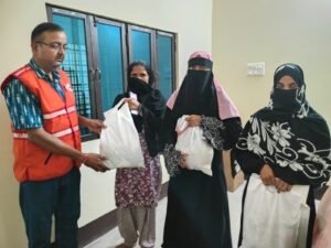 Materials distributed : प्रधानमंत्री टीबी मुक्त भारत अभियान के तहत रेडक्रॉस सोसाइटी ने पांच नए टीबी मरीजों को पोषण सामग्री वितरित की ?