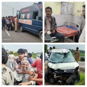 Search underway : मुजफ्फरनगर में दर्दनाक सड़क हादसा, बाइक सवार महिला की मौत, पति गंभीर घायल, कार चालक की तलाश जारी ?