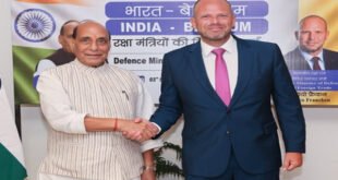 Defence Minister's meeting : राजनाथ सिंह और बेल्जियम के रक्षा मंत्री की मुलाकात, रक्षा सहयोग बढ़ाने को किया समझौता ?