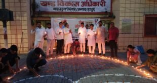 The district lit up : हापुड़ में आशीर्वाद का दीया अभियान के तहत साढ़े तीन लाख दीप जले, शहर से गांव तक जगमगाया जनपद