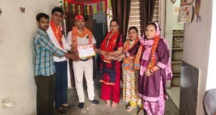 Best wishes : पंडित संतोष शर्मा बने दादरी विधानसभा अध्यक्ष, संगठन पदाधिकारियों ने बैठक कर दी हार्दिक बधाई और शुभकामनाएं