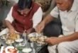 Ate the meal while seated : सहारनपुर में नितिन नबीन ने संत रविदास मंदिर में किए दर्शन, दलित बूथ अध्यक्ष के घर जमीन पर बैठकर किया भोजन