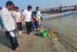 Clean Ganga : सेवा संकल्प अभियान के तहत बृजघाट गंगा पर चला स्वच्छता अभियान, विधायक ने लोगों से गंगा स्वच्छ रखने की अपील की