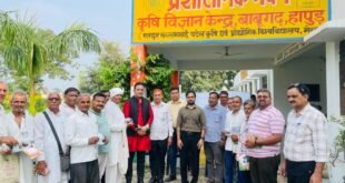 Advanced Farming : हापुड़ में किसानों से रूबरू हुई डीडी किसान की टीम, किसान प्रश्न मंच में योजनाओं और उन्नत खेती पर संवाद