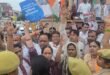 Demand for arrest : वोट चोरी के आरोपों के विरोध में कांग्रेसियों का पैदल मार्च रोका, पुलिस से हुई धक्का-मुक्की, गिरफ्तारी की मांग