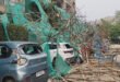 A major accident was averted : नोएडा में तेज आंधी से निर्माणाधीन बिल्डिंग की शटरिंग गिरी, 14 गाड़ियां क्षतिग्रस्त; बड़ा हादसा टला ?
