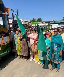 Green flag : विधायक कमलेश ठाकुर ने पांच नए बस रूटों पर एचआरटीसी बसों को दिखाई हरी झंडी ?